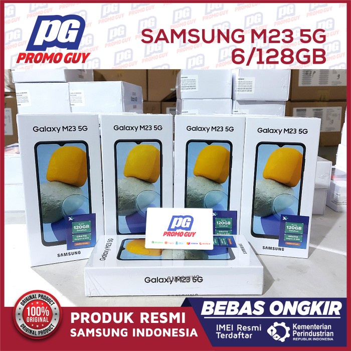 Samsung Galaxy M23 5G 6/128 RAM 6 ROM 128 GB 6GB 128GB HP Smartphone Android