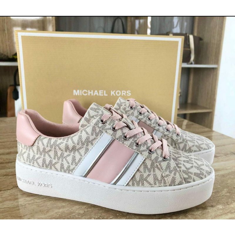 MK Sneaker Keaton Stripe Vanilla Powder Blush