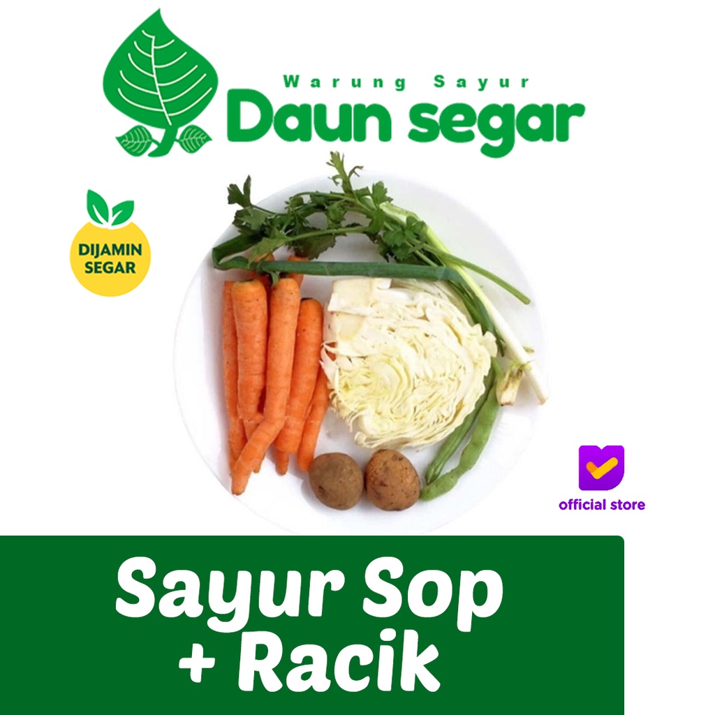 

paket sayur siap masak Paket Sayur Sop + Racik / Paket Sayuran Sop per pack