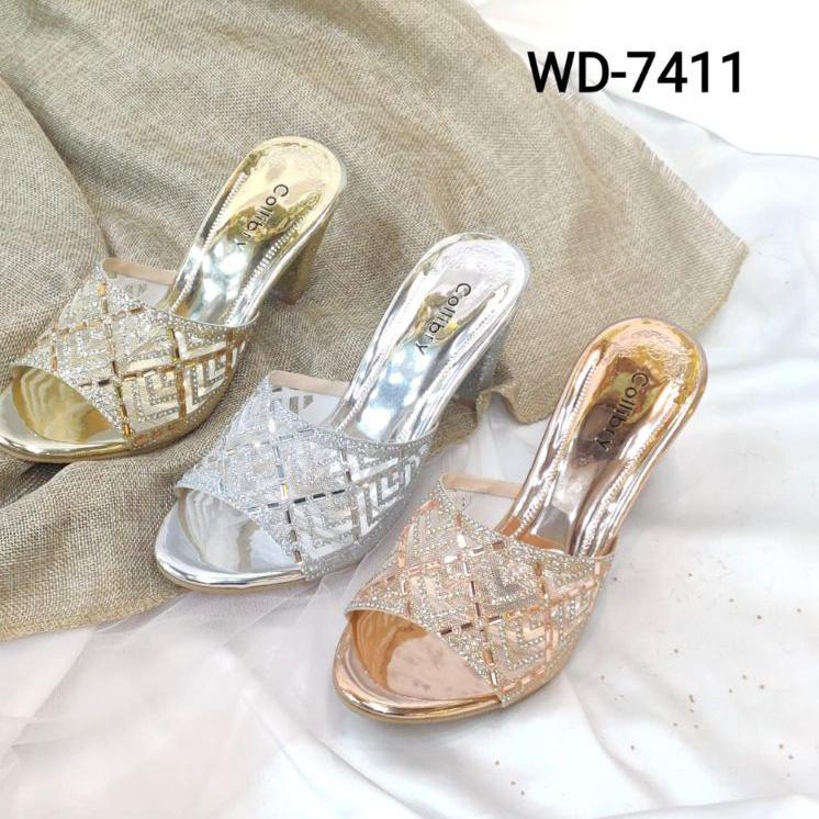 MC.335363 ◦ sandal pesta wedding hils 7cm best quality import