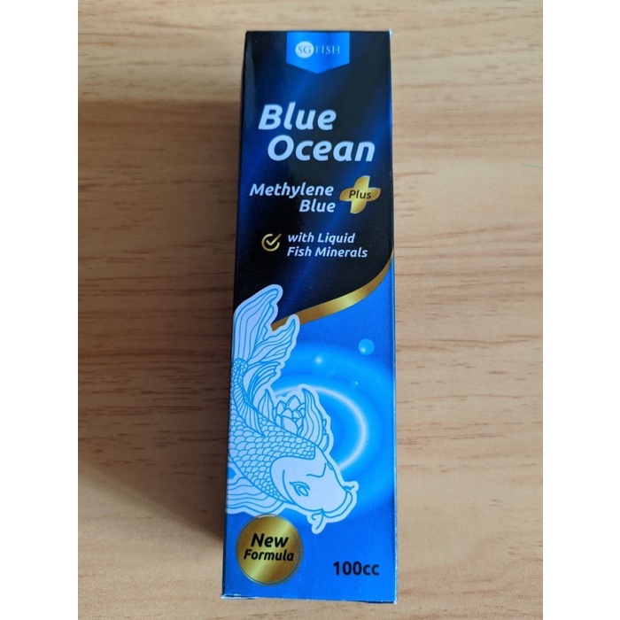 SG Fish Blue Ocean Methylene Blue Obat Biru Ikan 100ml 100 Ml