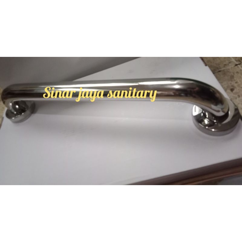 Grip bar stainless 40cm SUS 304 / pegangan kamar mandi / grab bar stainless stell