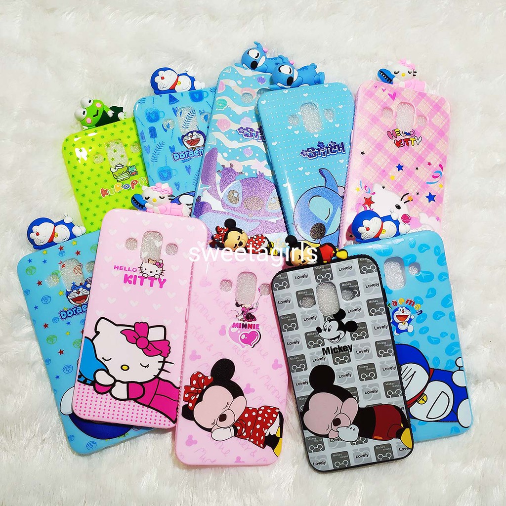 Silicon Case Glossy + Boneka 3D - Samsung Galaxy J7 Duos  - Sweetacase.id / Motif Kartun - Bisa Bayar Ditempat / COD / Casing Terbaru / Karakter Lucu / Casing Kartun / Kartun / Case murah / diskon / Import/ J7 Duo