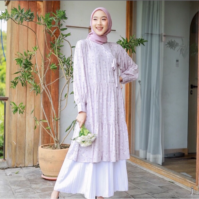 DRESSSOFIA IRISH HANBOK FLORAL TUNIK