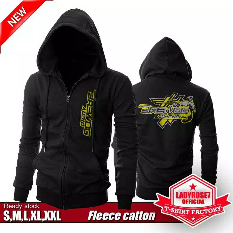 jaket Hoodie Zipper fans BREWOG AUDIO SOUND SISTEM