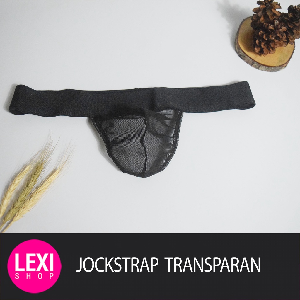 Celana Dalam Jockstrap Pria Transparan Sexy Jumbo