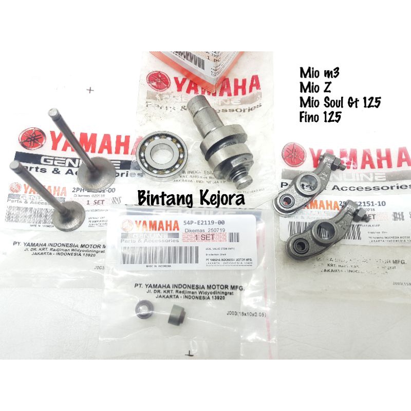 PAKET NOKEN AS + PLATUK KLEP + PAYUNG KLEP + SIL KLEP MIO M3 MIO Z MIO SOUL GT 125 FINO 125