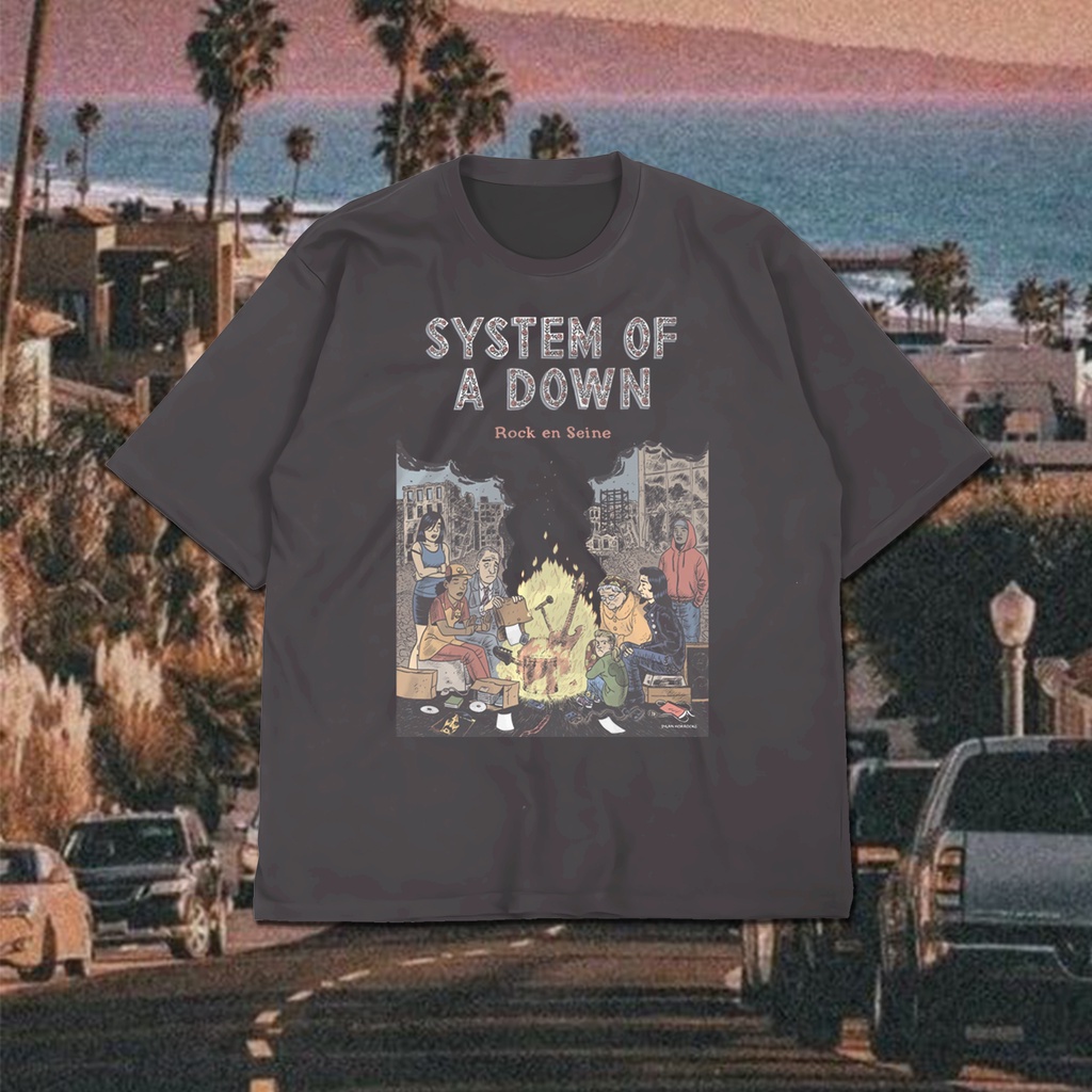 System Of A Down Vintage Oversize T Shirt