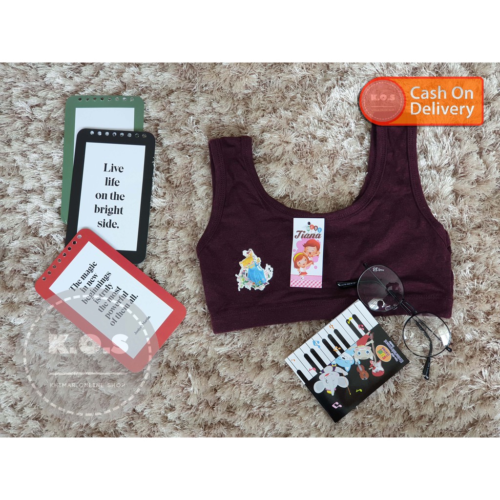 miniset anak katun halus tanpa busa