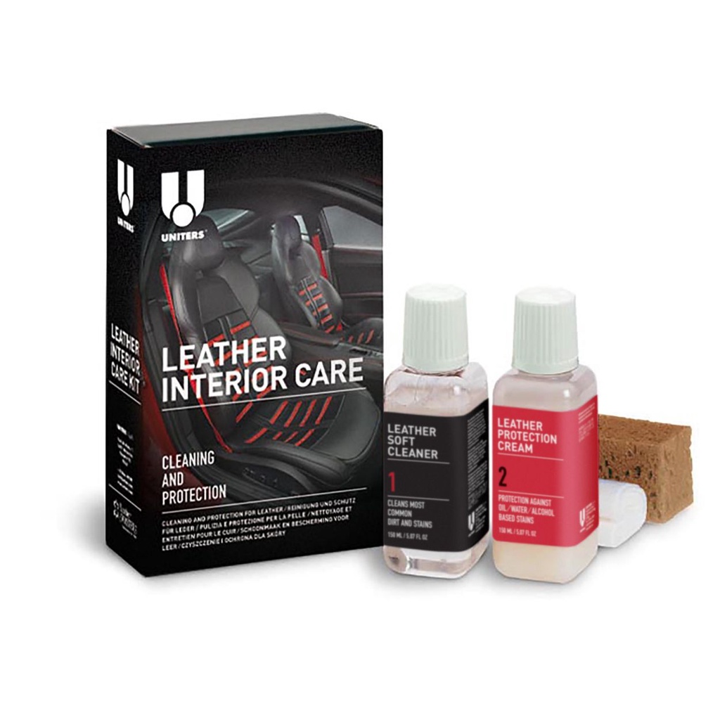 Jual UNITERS CAR INTERIOR LEATHER CARE KIT (Pembersih Kulit/Leather