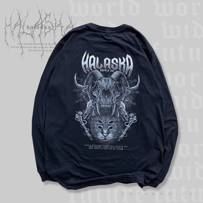 Kaos Sablon lengan Panjang halaska