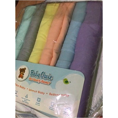 Bedong Bayi Polos Jumbo Murah Kain Bedong Bedongan Bayi Kaos Jumbo Lembut Set isi 6 pcs Premium bukan libby