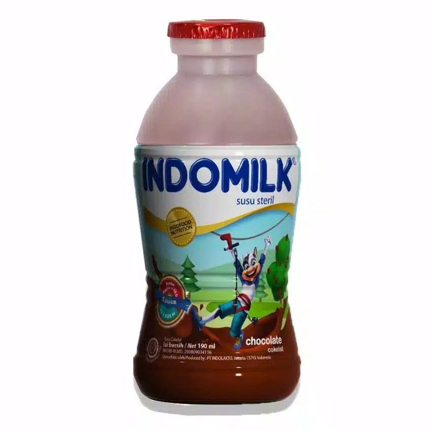 

Indomilk Susu Steril Rasa Cokelat 190 ml-Botol