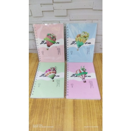 

Buku ring / ring book a5 motif ballon satuan