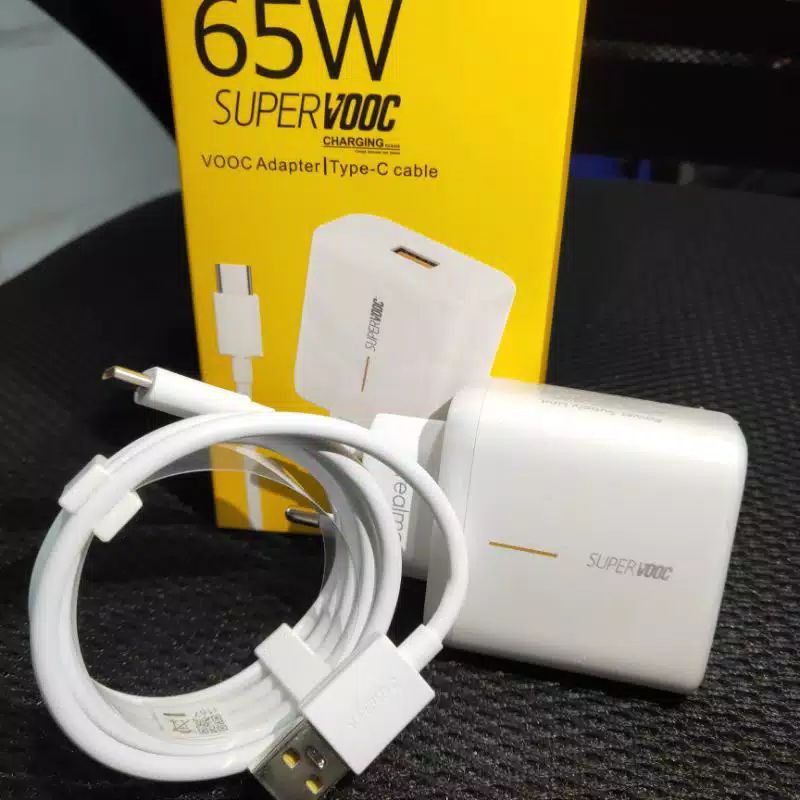 CHARGER REALME SUPER VOOC 65W TYPE-C ORIGINAL 100%