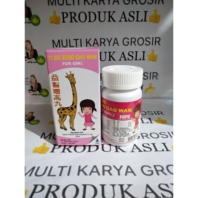 Yi zhi zheng gao wan for girl grow up peninggi badan