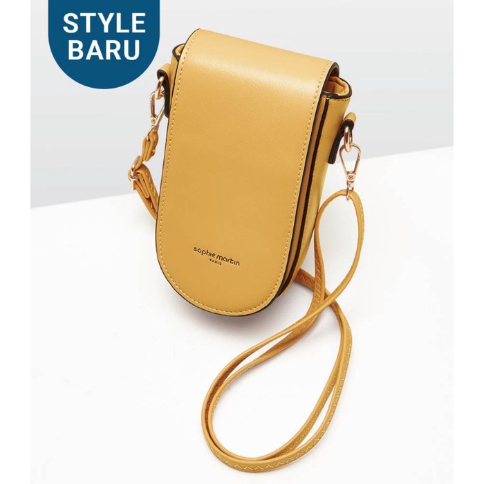 Tas Dompet Hp Selempang Wanita Import Jims Yellow Phone shopie Sophie Martin Paris original shopi sh