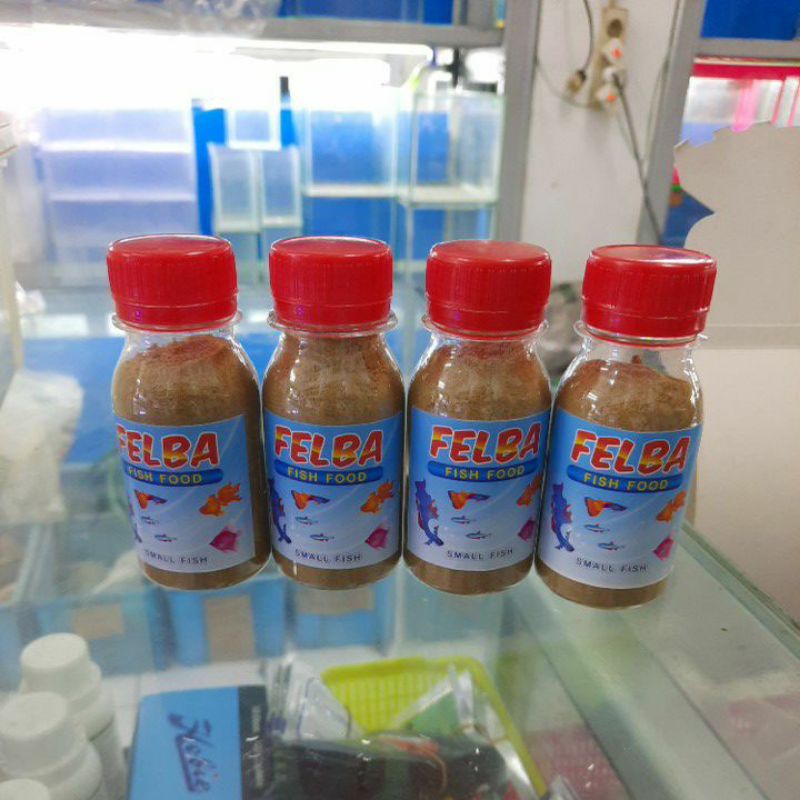 Pelet bubuk ikan felba