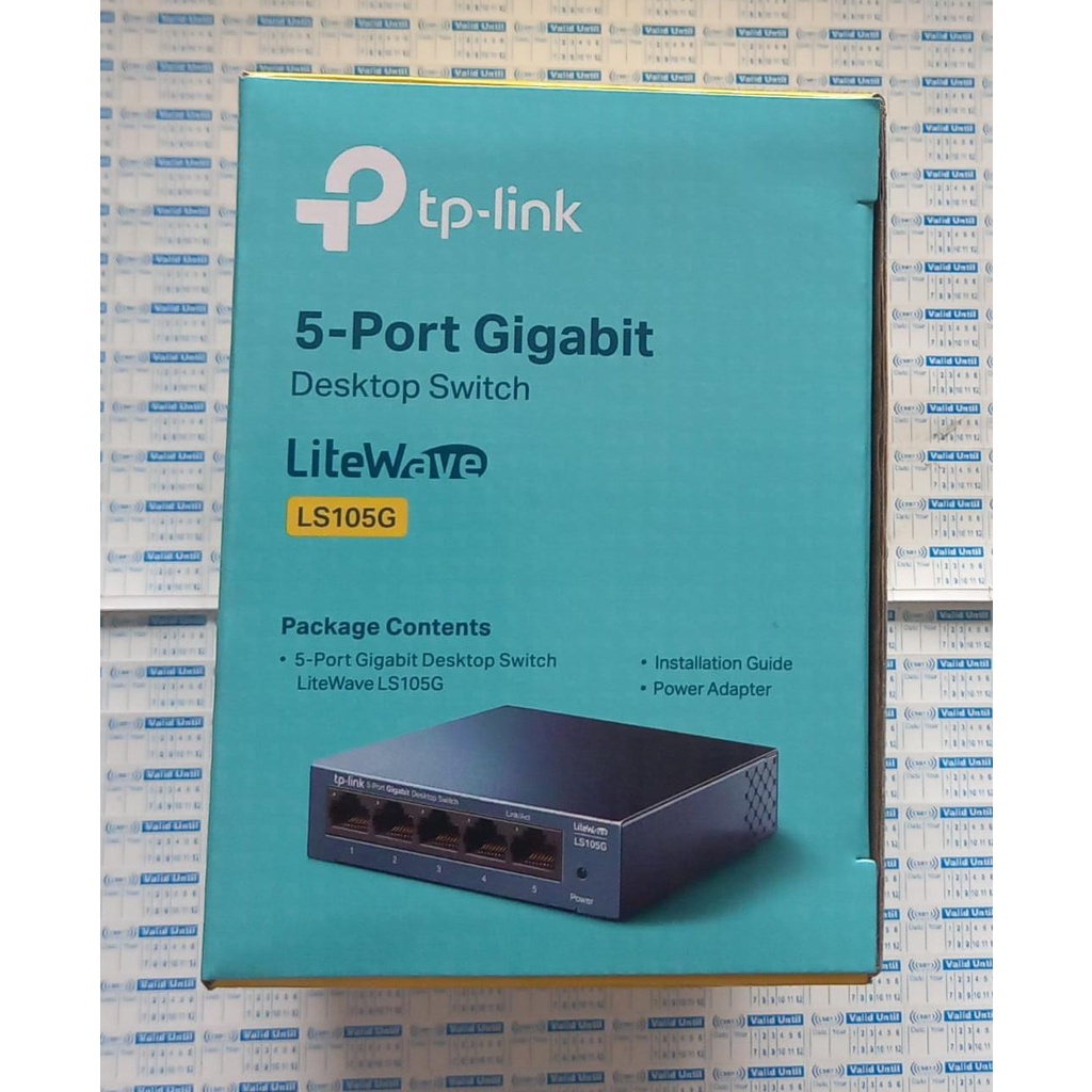 TP-LINK LS105G 5-Port 10/100/1000Mbps Gigabit Desktop Switch TPLINK Metal Case