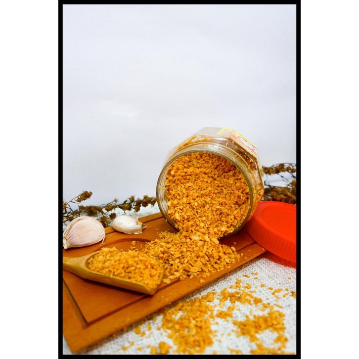 

Bawang Putih Jojo Cincang Toples 130 Gr First Hand