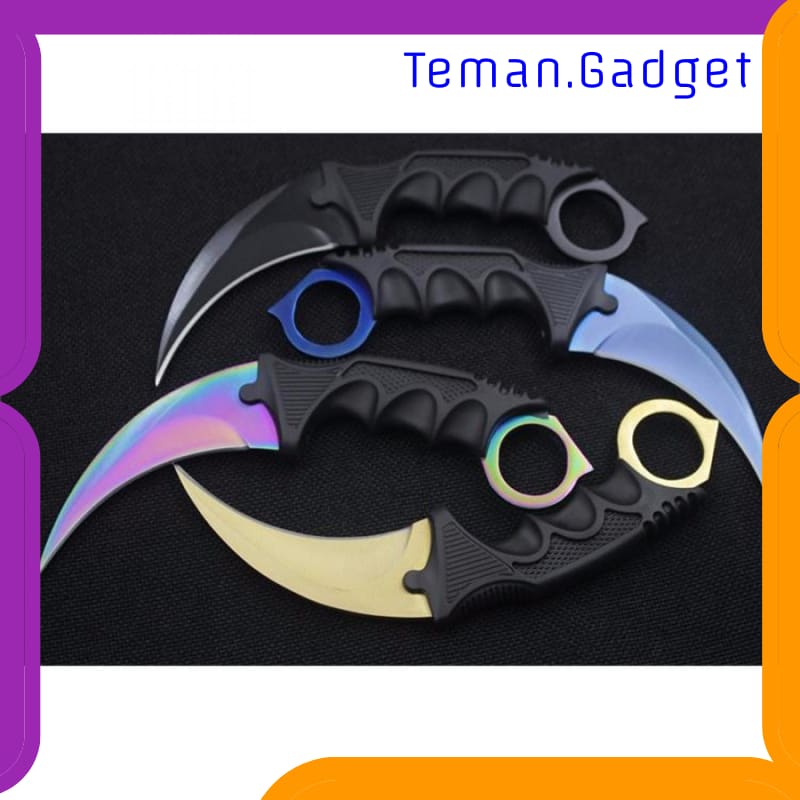 TG-ID075 KNIFEZER VASTAR PISAU KARAMBIT CS GO COLLECTOR KNIFE - H10