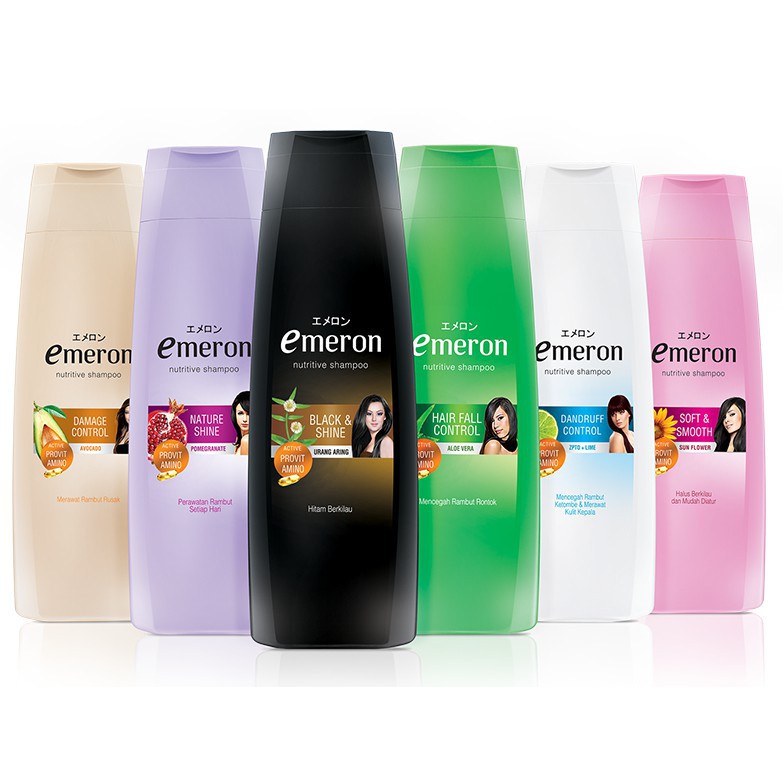 Emeron Nutritive Shampoo(Anti Dandruff/Damage Care/HairFall Control/Soft Smooth/Black &amp; Shine )