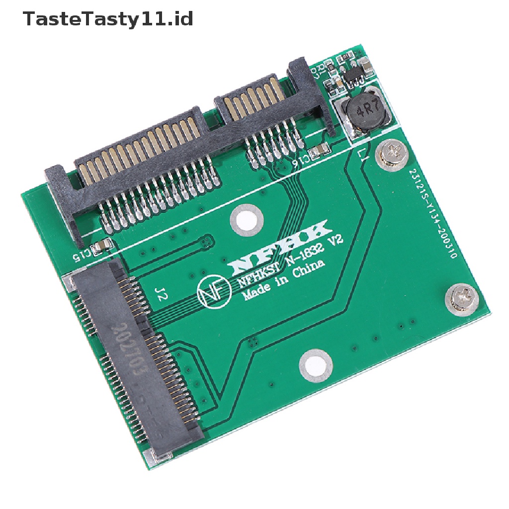 (TasteTasty) Papan Adapter Konverter Standar MSATA SSD Ke SATA 2.5 &quot;Untuk Laptop / Desktop