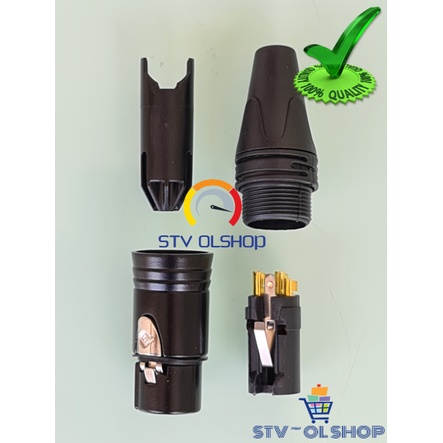 Soket Canon Geisler / Jack XLR Female / Soket Mic