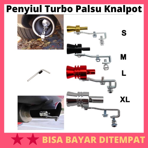 Penyiul Turbo Palsu Knalpot Mobil Whistler Exhaust  / Penyiul Siul Peluit Pluit Fake Pembuat Penguba
