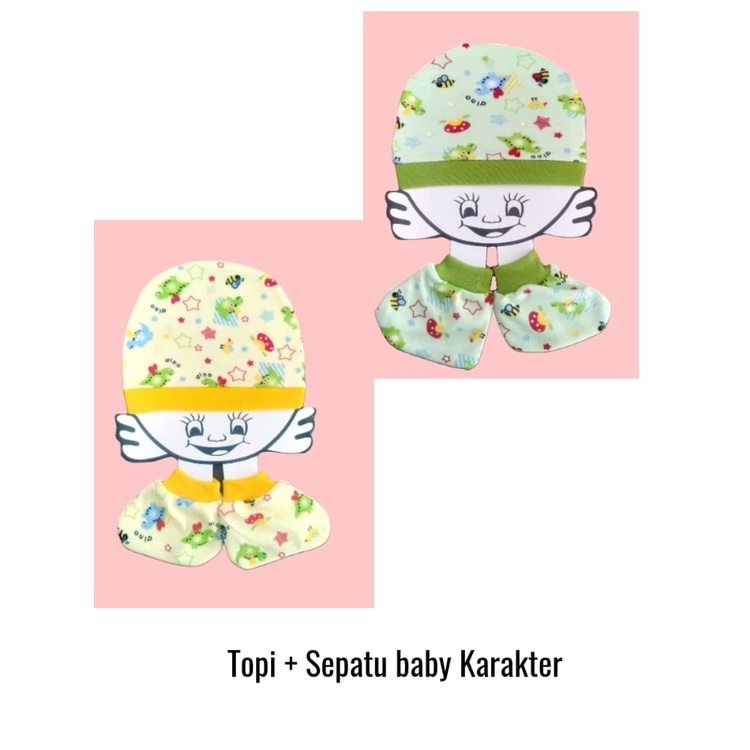 Zahira Baby Shop Topi Bayi Set