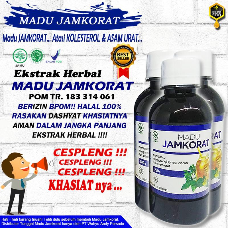 Madu Jamkorat 280 Gram - Madu Asam Urat &amp; Kolesterol