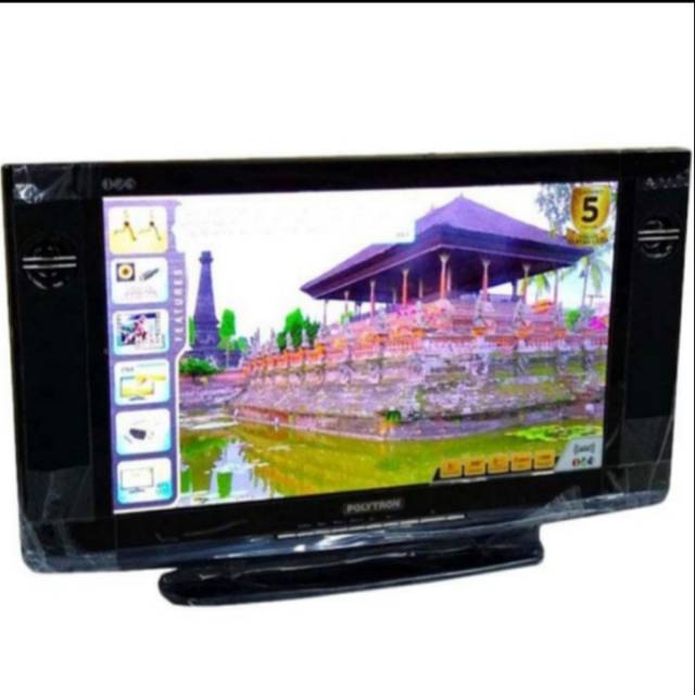 Polytron LED TV Tabung 24 inch PLD24D123 Garansi Resmi polytron