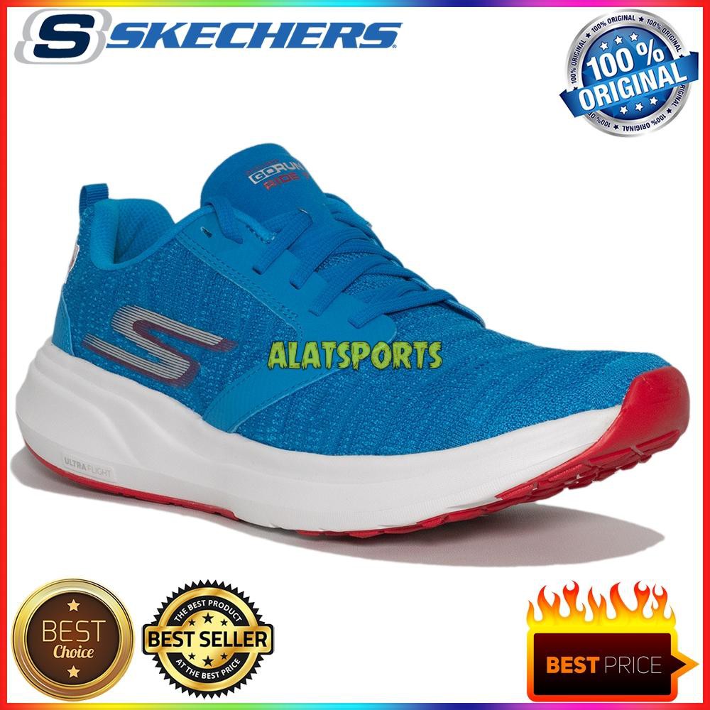 Skechers Go Run Ride 7 15228-RYRD - Royal Sepatu Running Wanita Original
