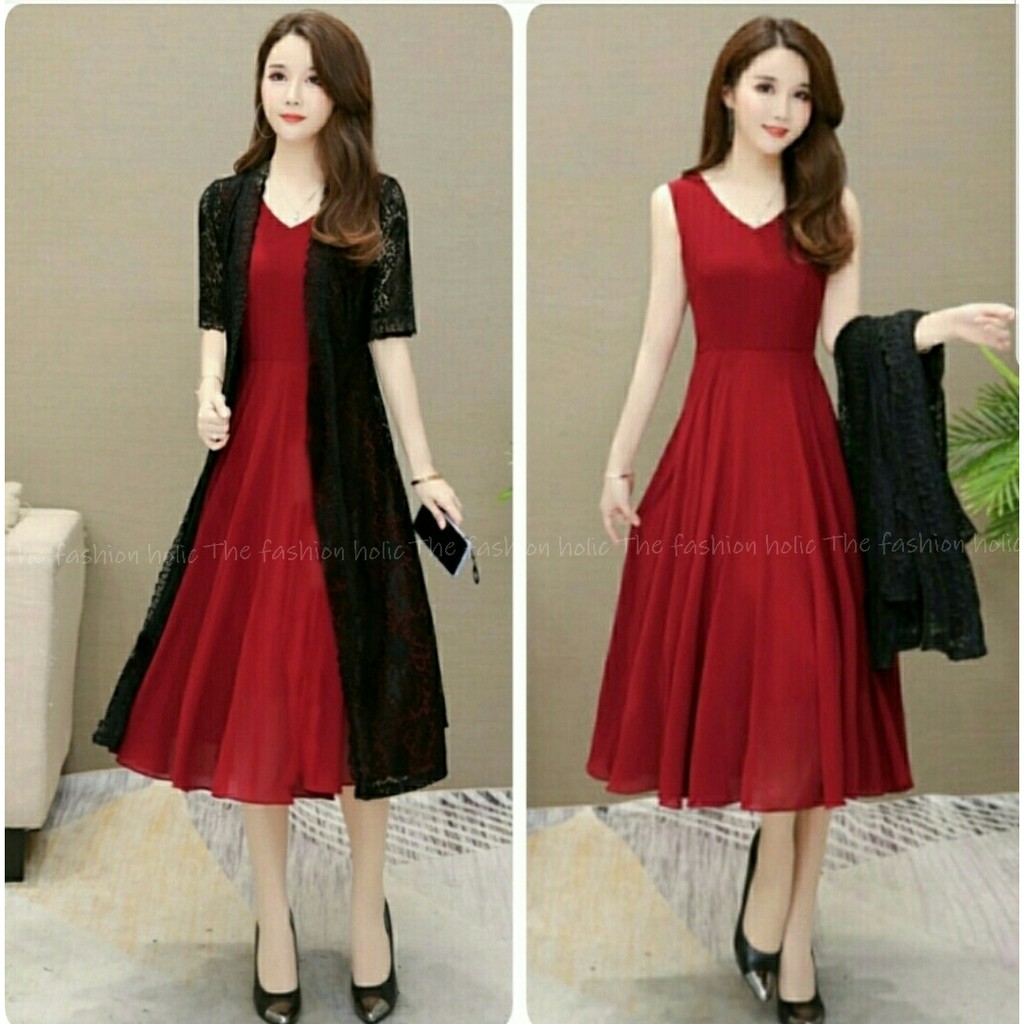 Dress Livita - Pakaian Wanita - Dress Wanita Terbaru