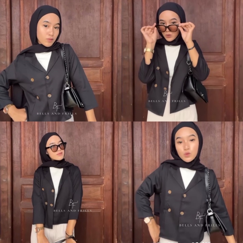 ALICE Outer / Blazer Hijab Basic Atasan Kerja 0312 118