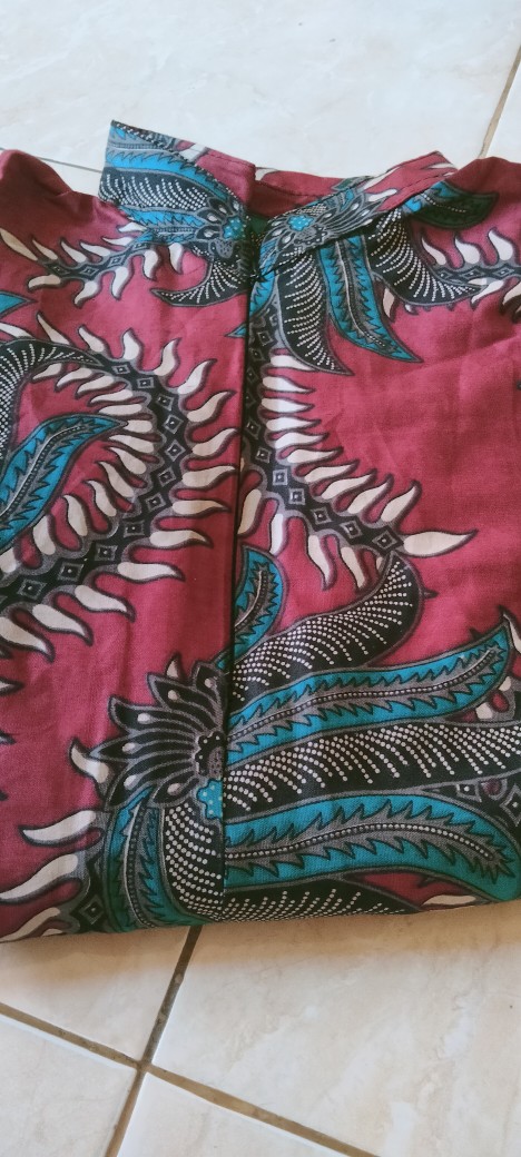 Gamis Batik (cod) Manggar Gamis Batik Pesta Model Terbaru