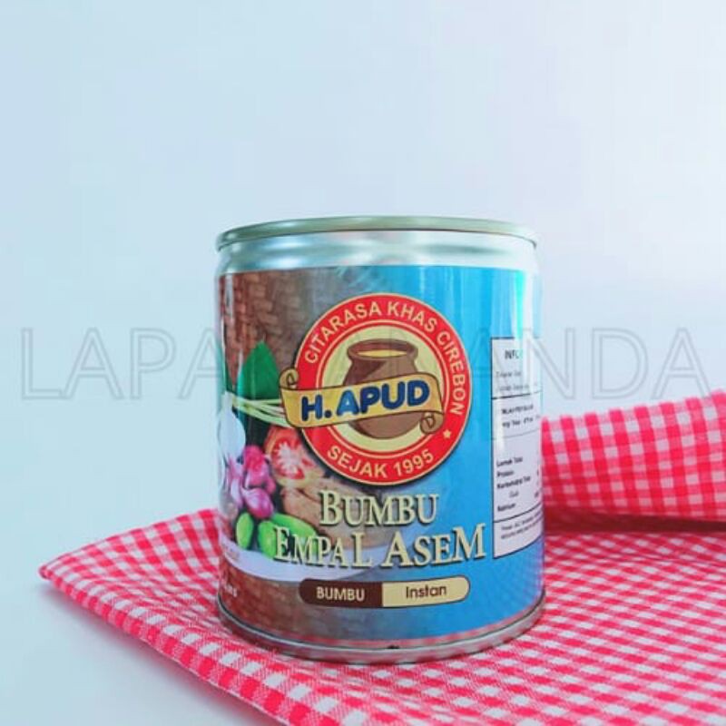 

Bumbu Empal Asem Instan H.Apud - Makanan Khas Cirebon H apud - Oleh-oleh H. Apud