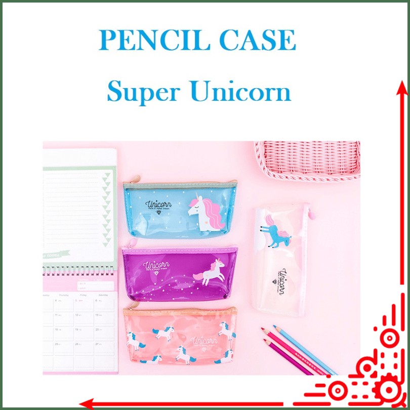 

mj / TP0023 Tempat pensil Super Unicorn / Tempat Kosmetik