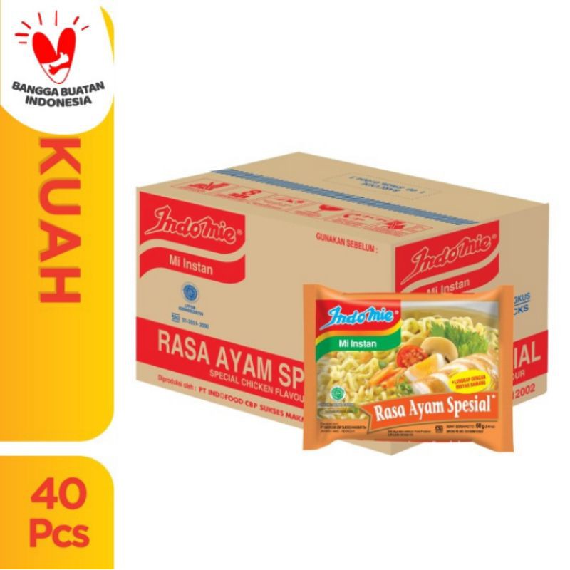 

1 Dus isi 40 Pcs- Indomie Kuah Ayam Special
