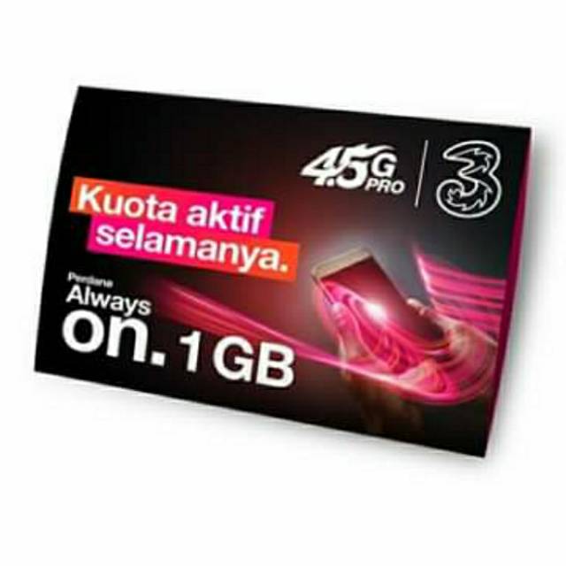 Perdana tri aon 1 sudah registrasi