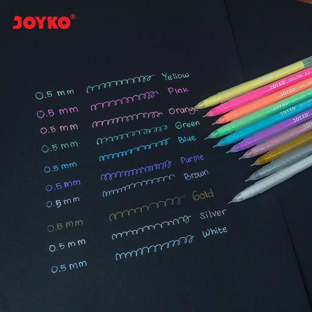 

Color Gel Pen Joyko Warna Warni