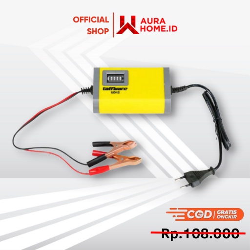 Charger Aki Motor Lead Acid 12V 2A / Charger Aki Motor Mobil Otomatis Brt Smart Battery Charger Wate
