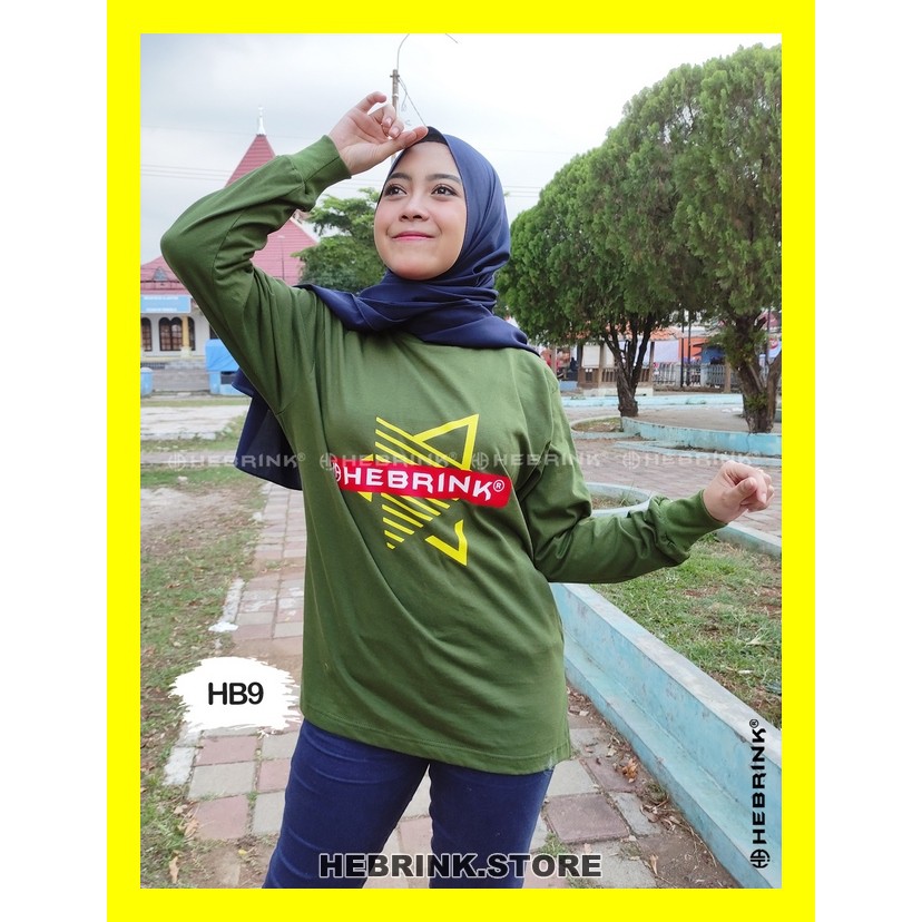 Sweatshirt Hebrink HB9 Baju Wanita Kaos Cewek PREMIUM Garansi 100%