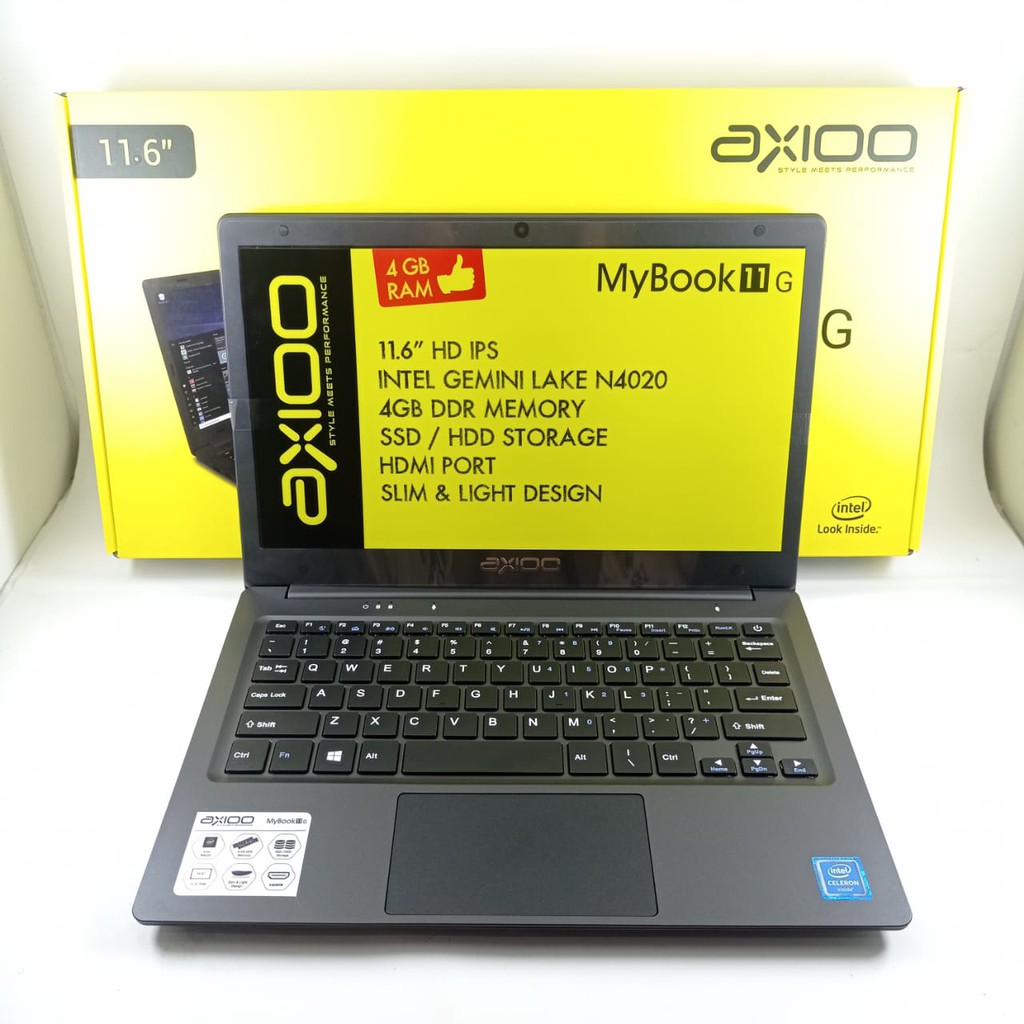 NOTEBOOK AXIOO 11.6&quot; (INCH) MYBOOK RAM 4GB/11G M2 128GB