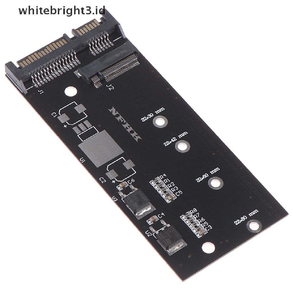 (whitebright3.id) Adapter expansion card B + m.2 ngff ssd Ke m.2 sata 3 raiser m.2 Ke sata