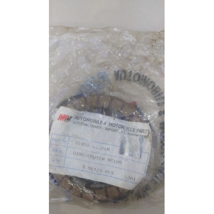 Kampas Kopling Suzuki Rc 100/ Tornado