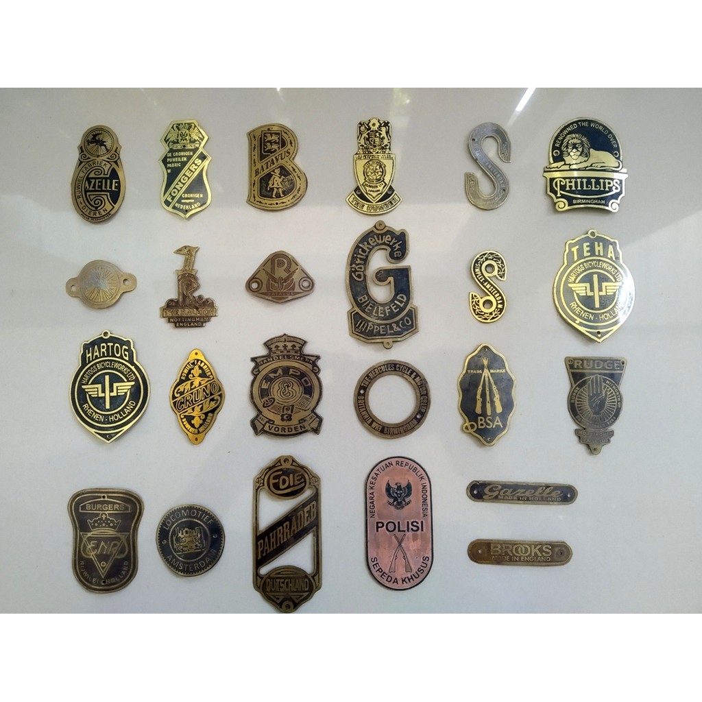 PLAT ONTHEL EMBLEM ONTHEL PLAT MERK ONTHEL PLAT SEPEDA ONTHEL EMBLEM SEPEDA ONTHEL