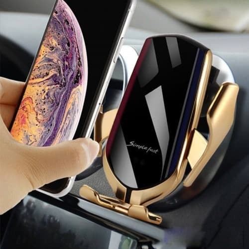 Car holder wireless charger sensor