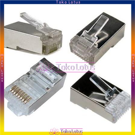 Bisa Bayar Ditempat Konektor RJ45 Cat6 50 pcs / 100pcs