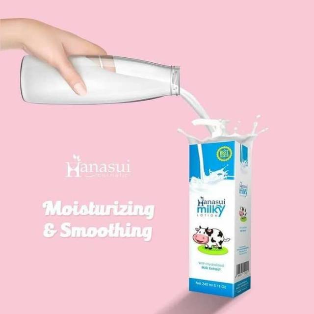 Lotion Milky Hanasui Original BPOM